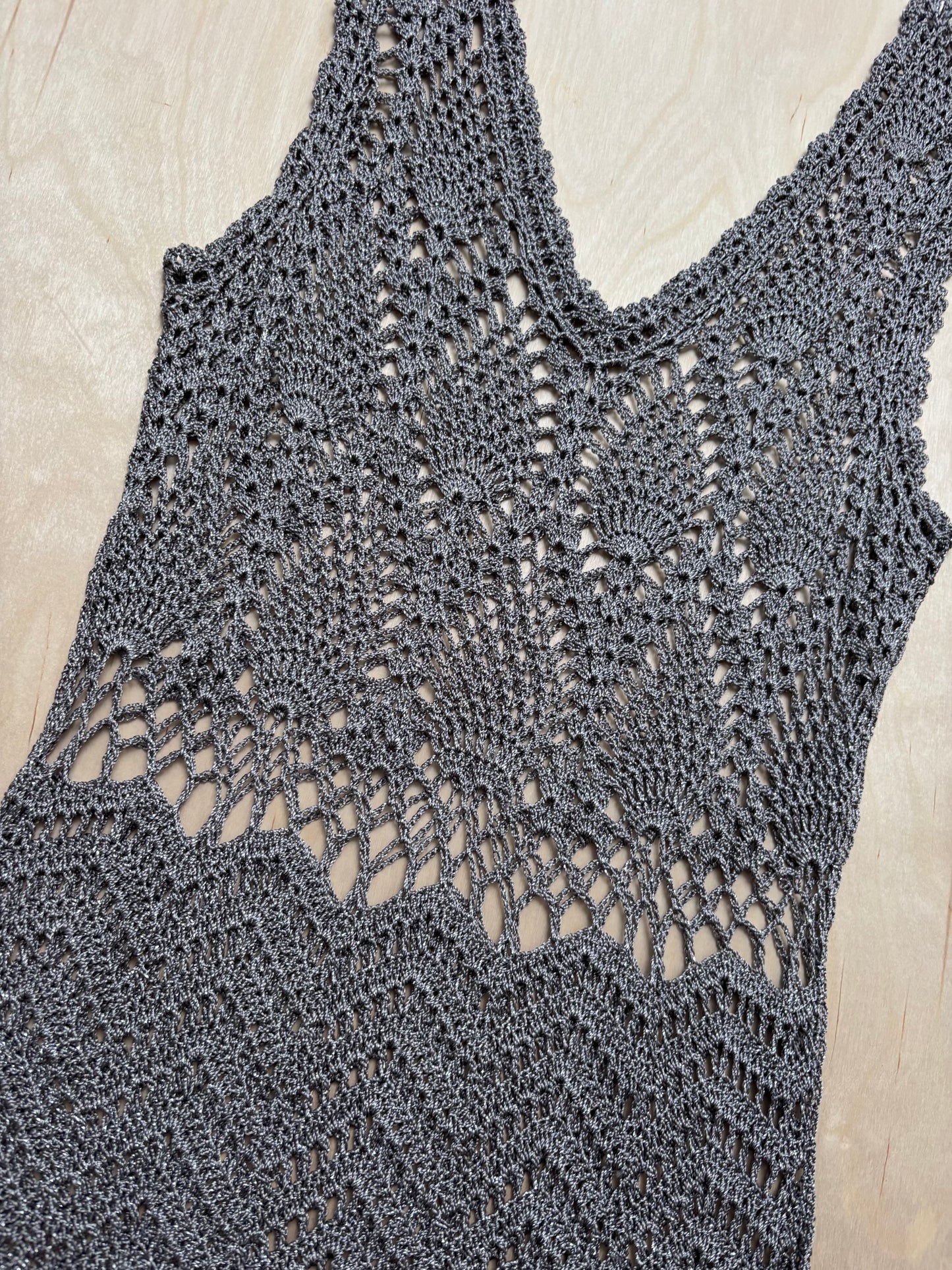 Crochet Mini Dress | Size S