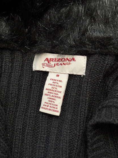 Arizona 00's Faux Fur Vest | Size M