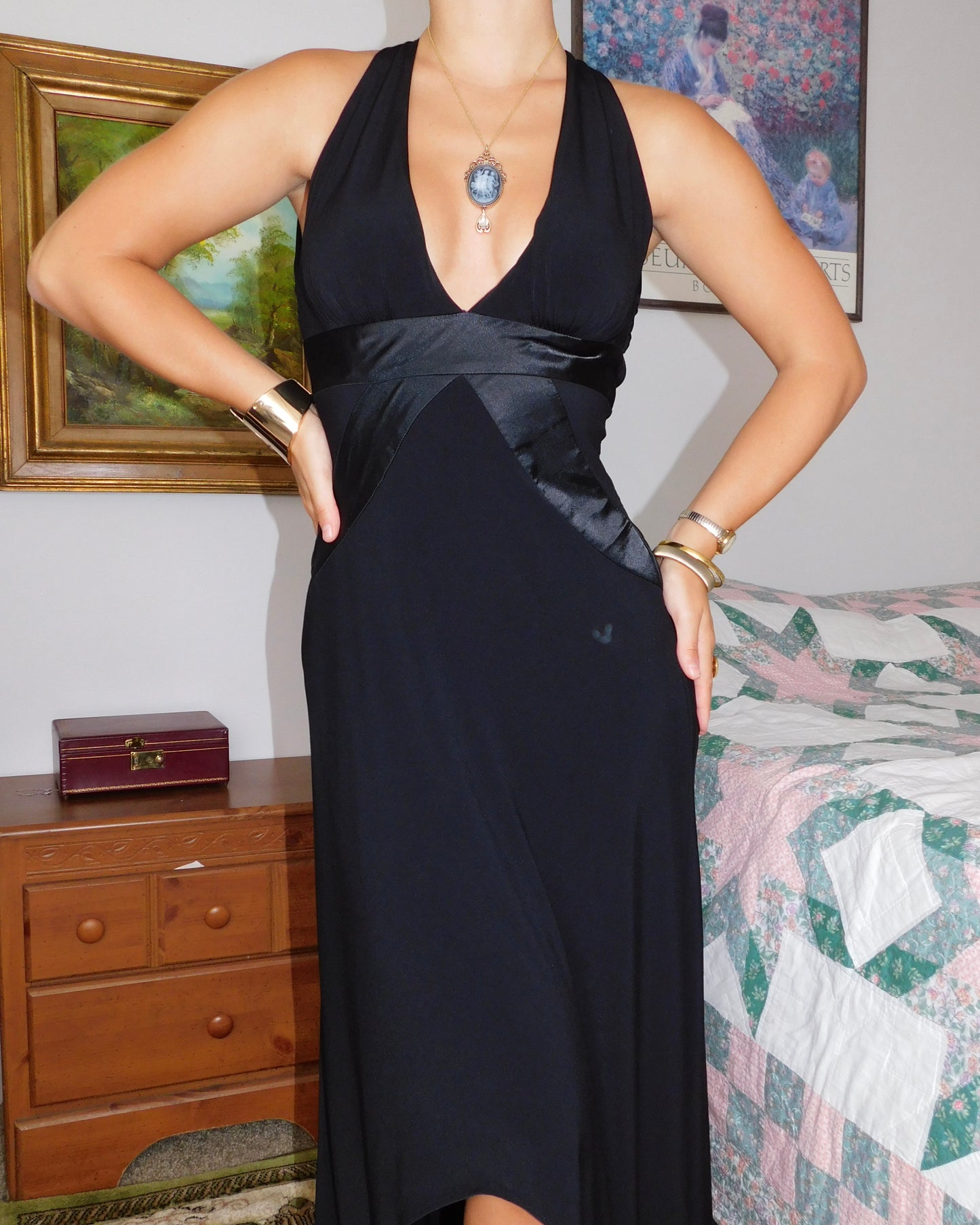 Morgan Backless Gown | Size S