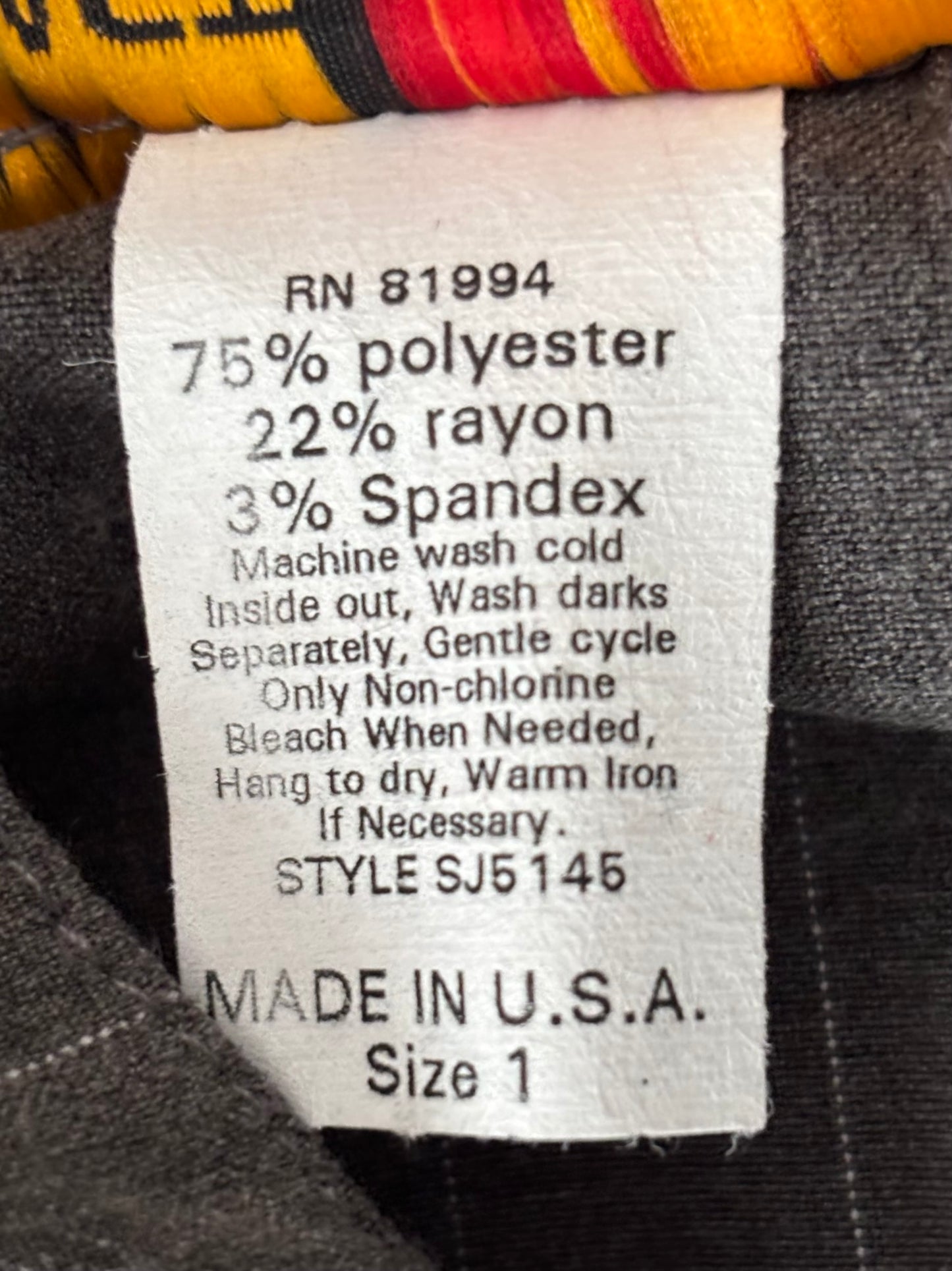 East of LA 90's Belted Pinstripe Pant | Size 1