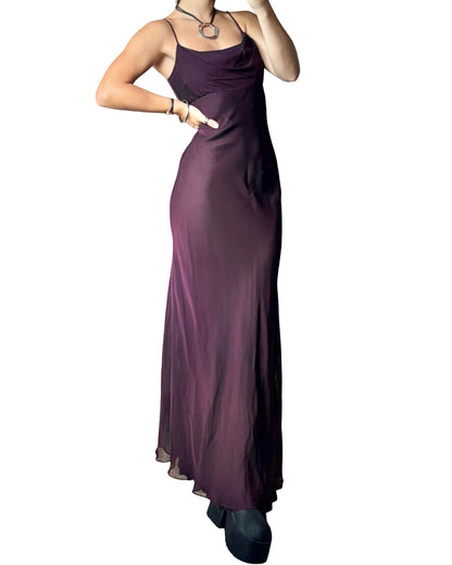 Night Way Mesh 90’s Gown | Size S