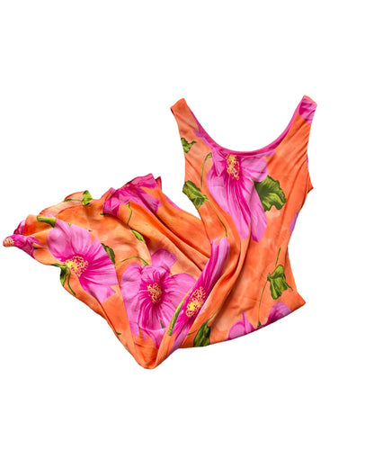 Flower 90’s Maxi Dress | Size M