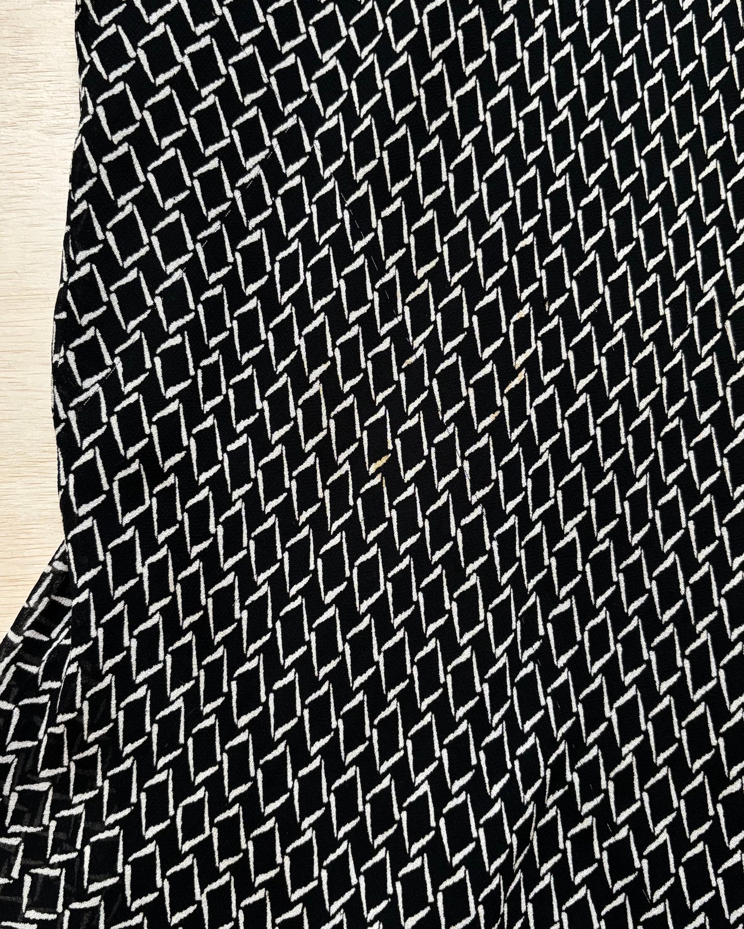 Geometric 90’s Maxi Skirt | Size 29” waist