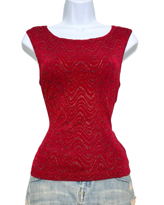 Charlotte Russe 00's Bast Neck Top | Size L