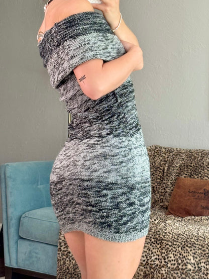 Stripe 00's Knit Dress | Size S