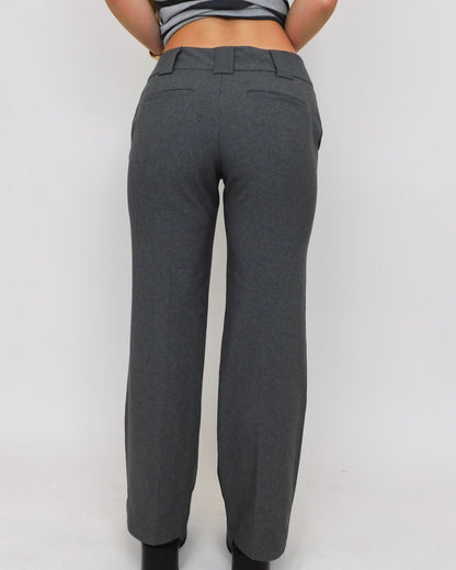 Low Rise Grey Trousers | Size 4