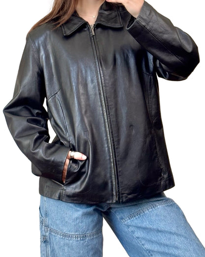 Mossimo 90's Leather Jacket | Size L