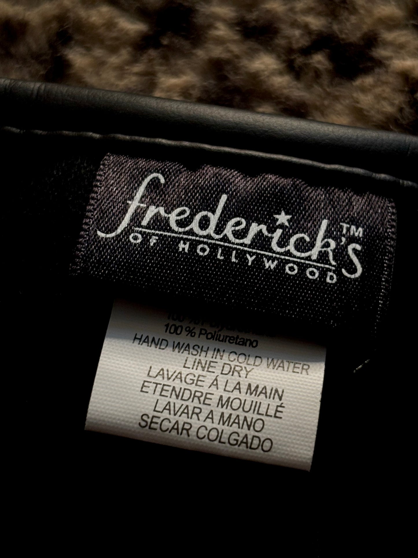 Fredrick's 90's Leather Corset Top | Size 34