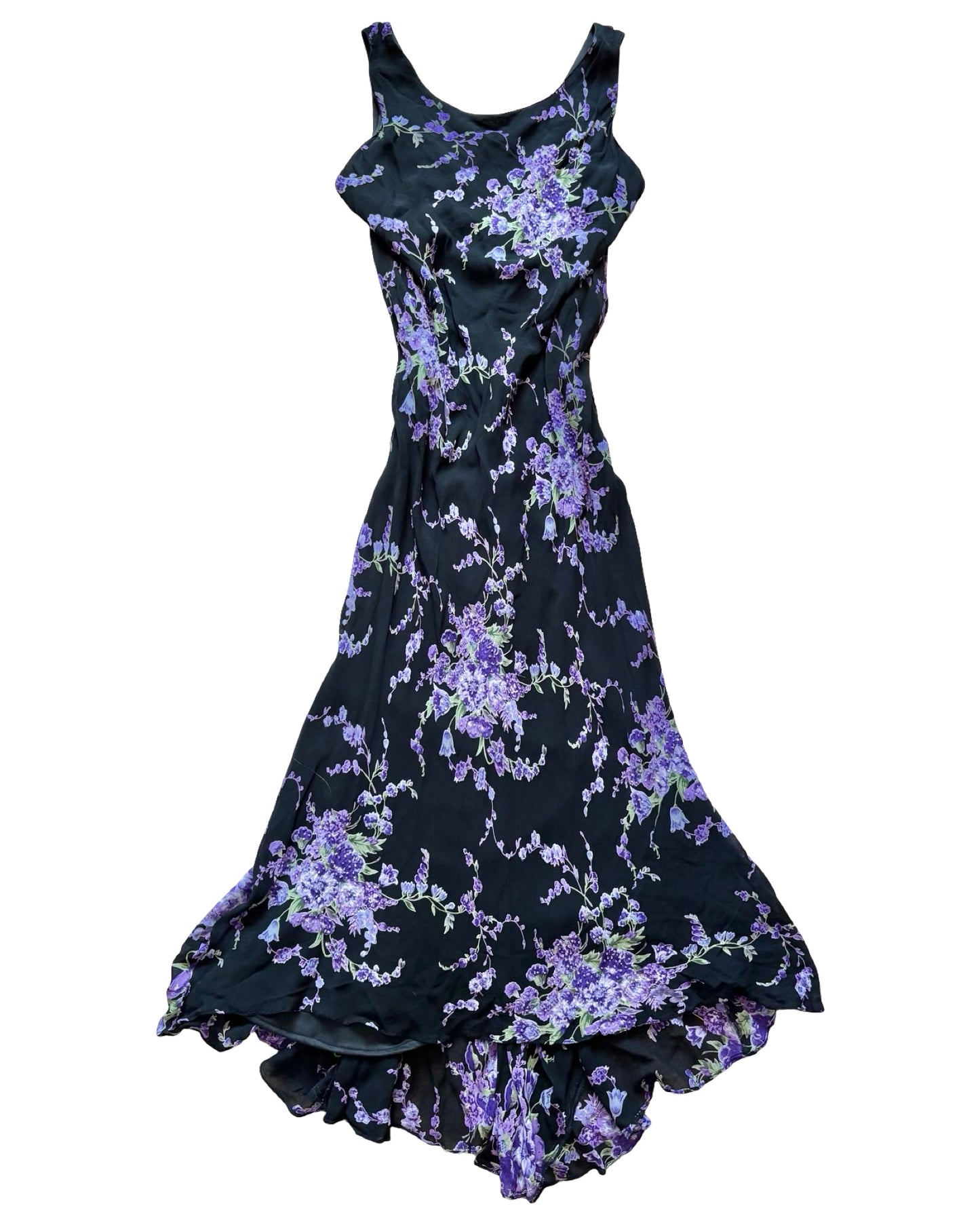 Eva Blue 90’s Beaded Dress | Size L