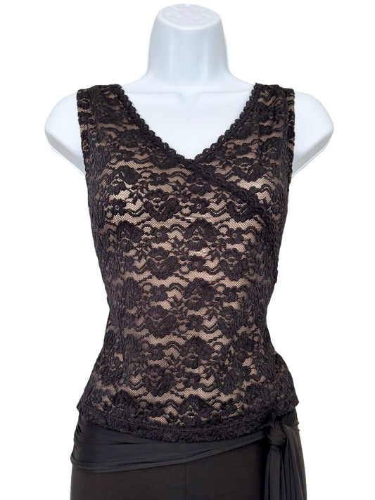 Lace 90's Slip Top | Size L