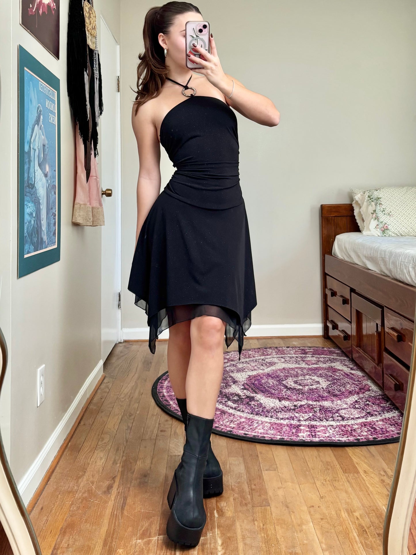 XOXO 00's Asymmetric Dress | Size M