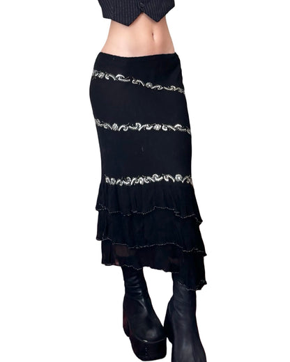 Eci 00's Beaded Skirt | Size 27" Waist