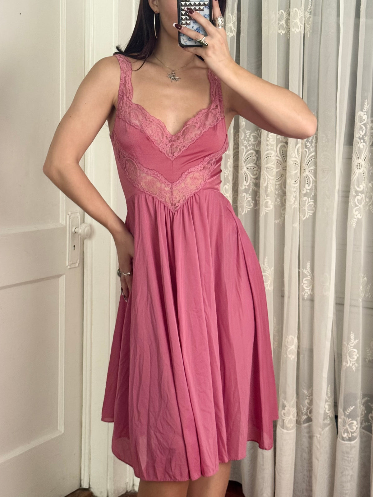 70's Rare Olga Slip | Size M