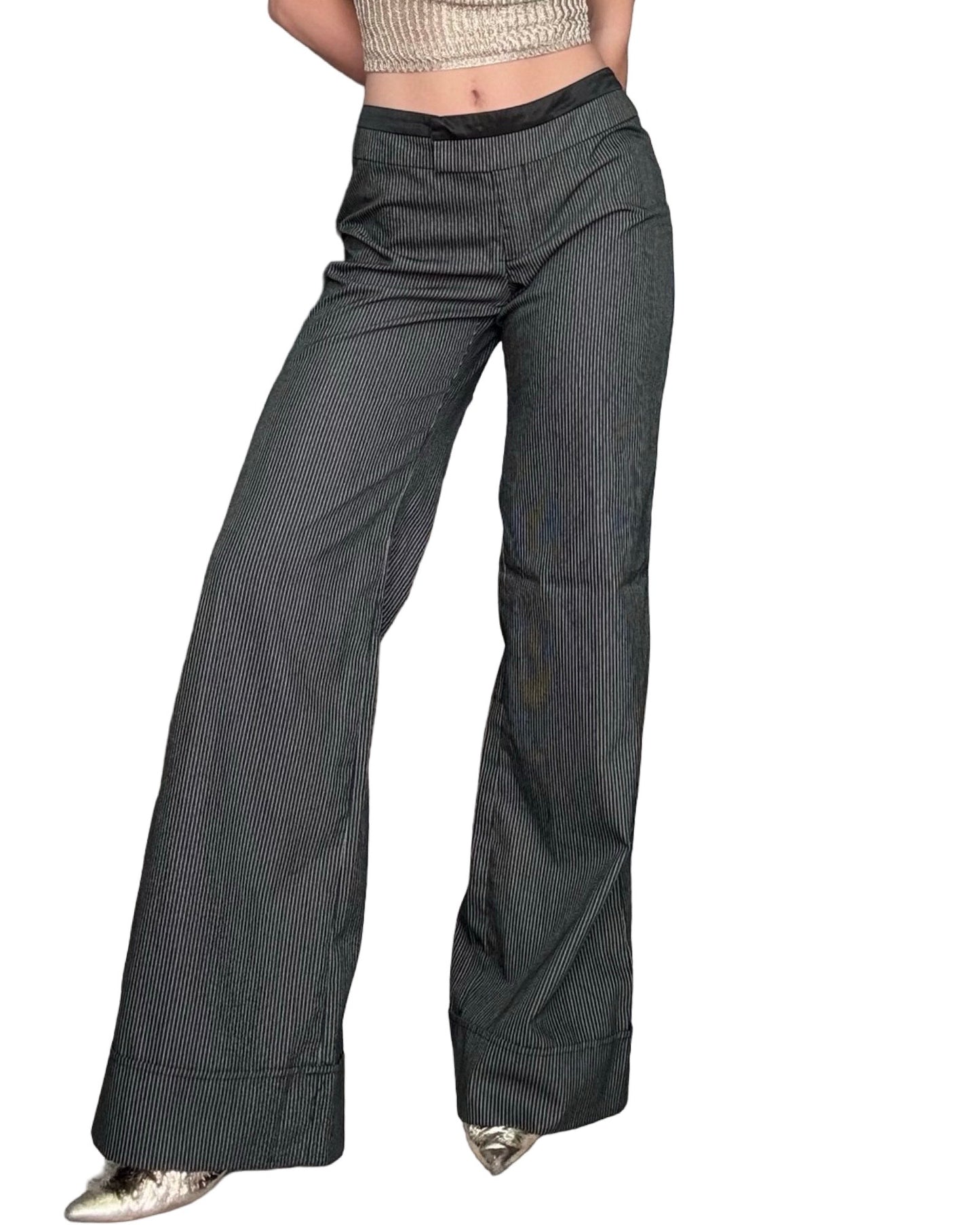 Selé 00's Low Rise Pinstripe Pant | Size 7/8