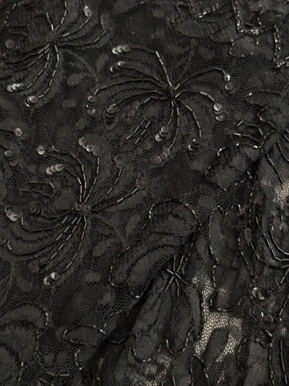 Beaded Mesh 90's Skirt | Size XL