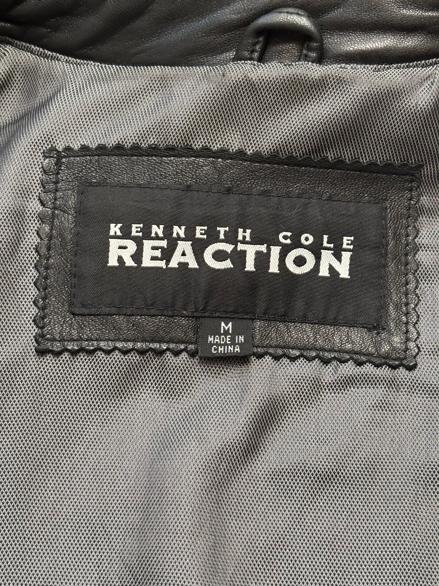 Kenneth Cole 90's Leather Blazer | Size M