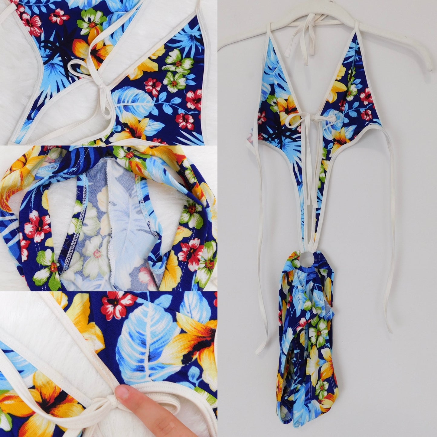Y2K Hawaiian print swimsuit | Size S