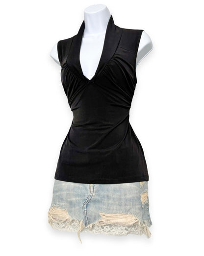 AB Studio 00's Tie Back Top | Size S