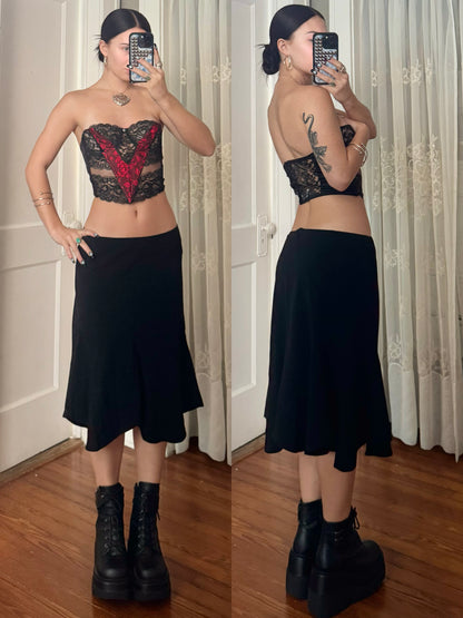 90's Portrait Skirt | Size 29" Waist