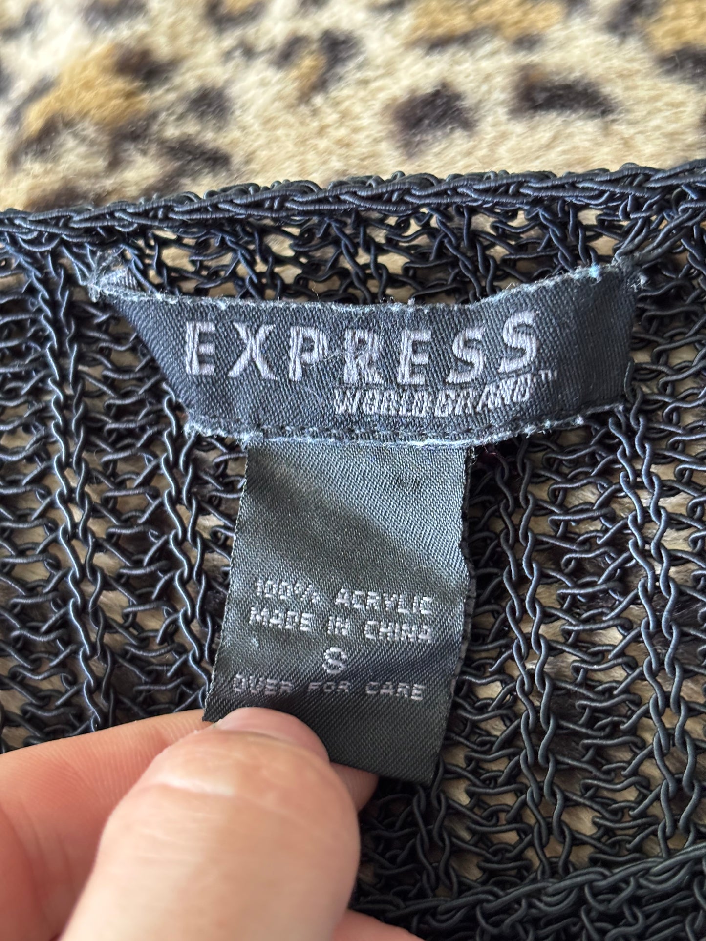 Express 90's Mesh Top | Size S