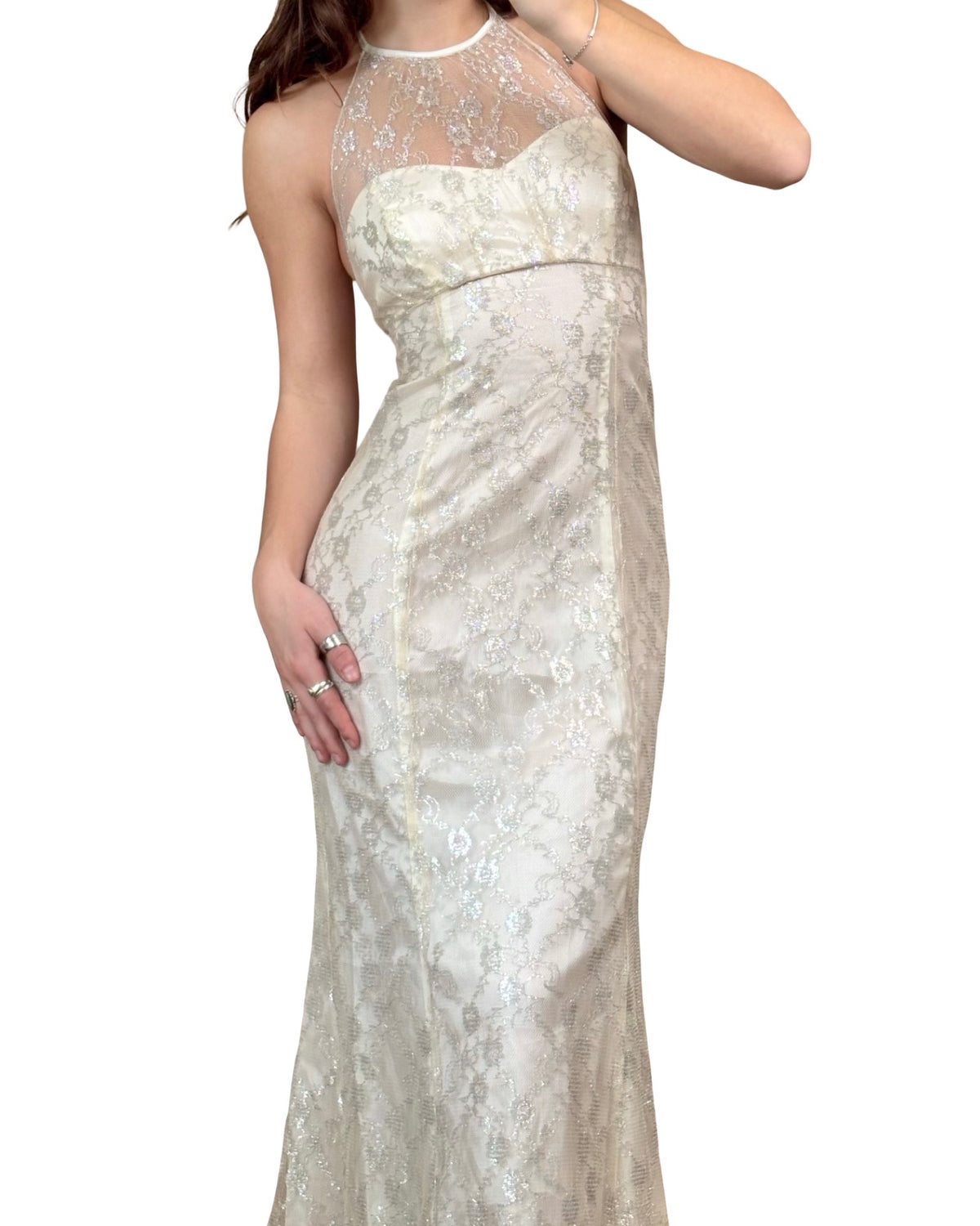 Zum Zum 90's Lace Maxi Dress | Size 7