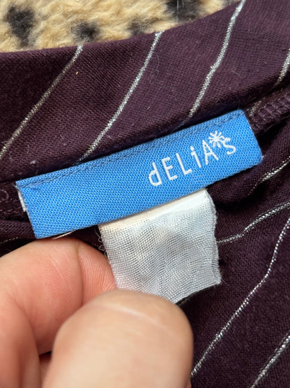 Delia's 00's Stripe Skirt/Dress | Size 33" Waist