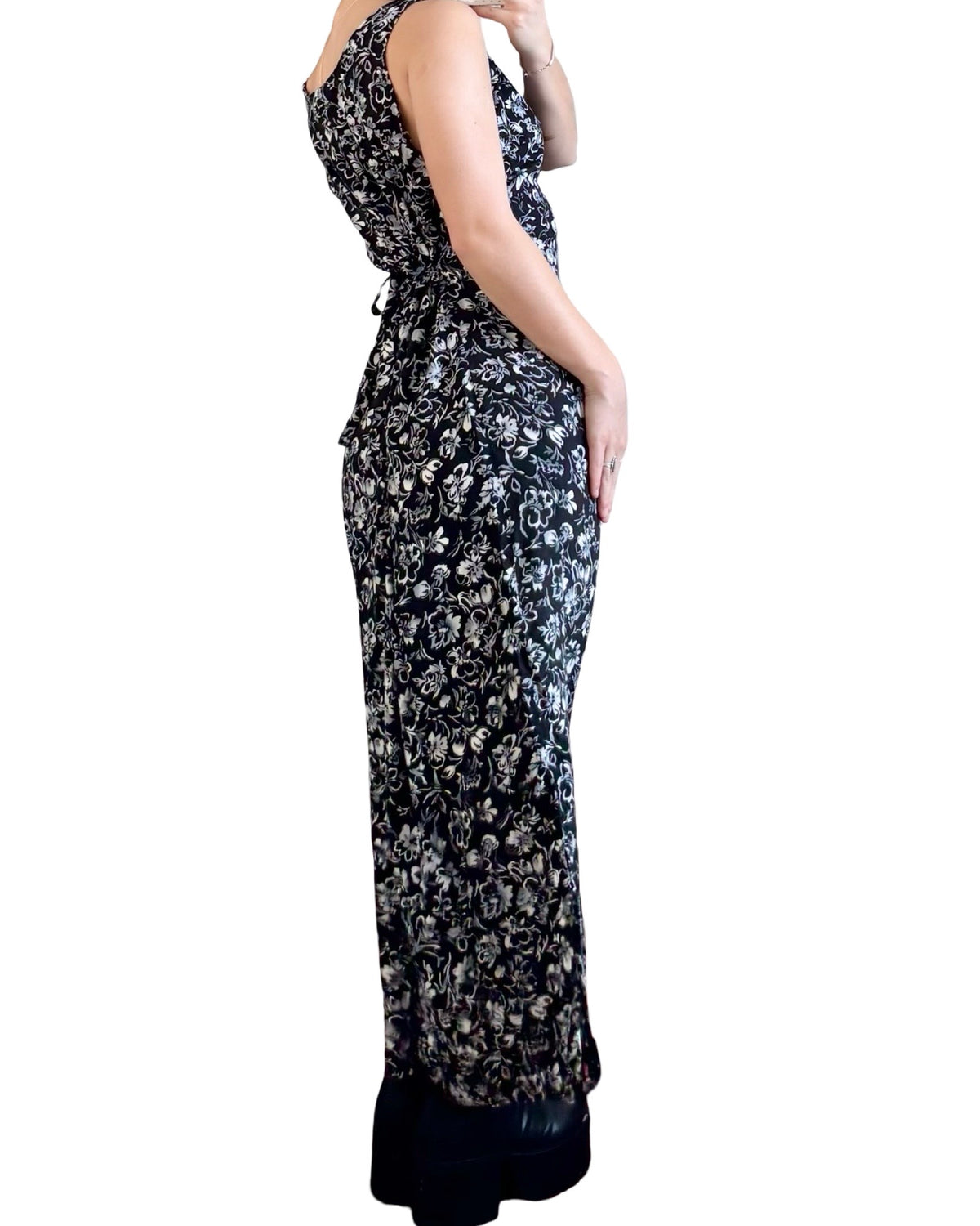 Lloyd 90's Tie Back Maxi Dress | Size 12