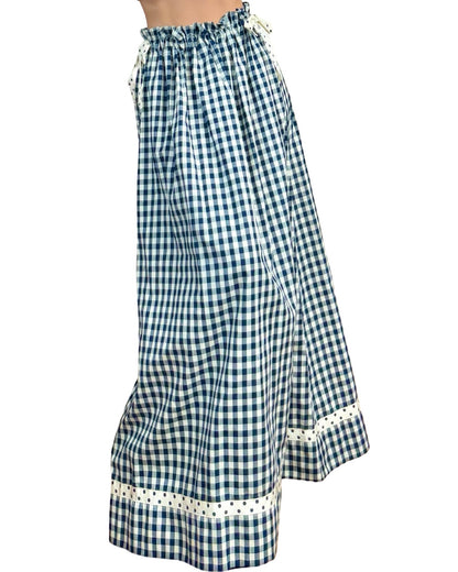 Gingham Bow Skirt | Size 24" Waist