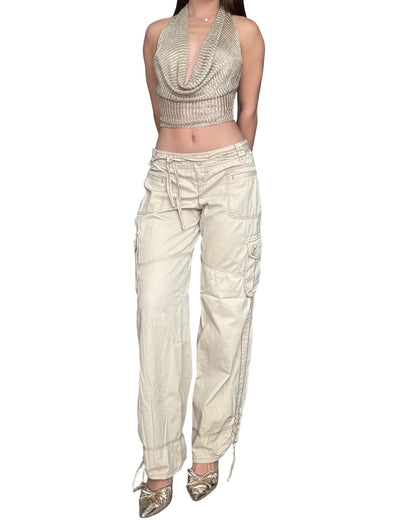 Ann Taylor 00's Low Rise Cargo Pant | Size 2