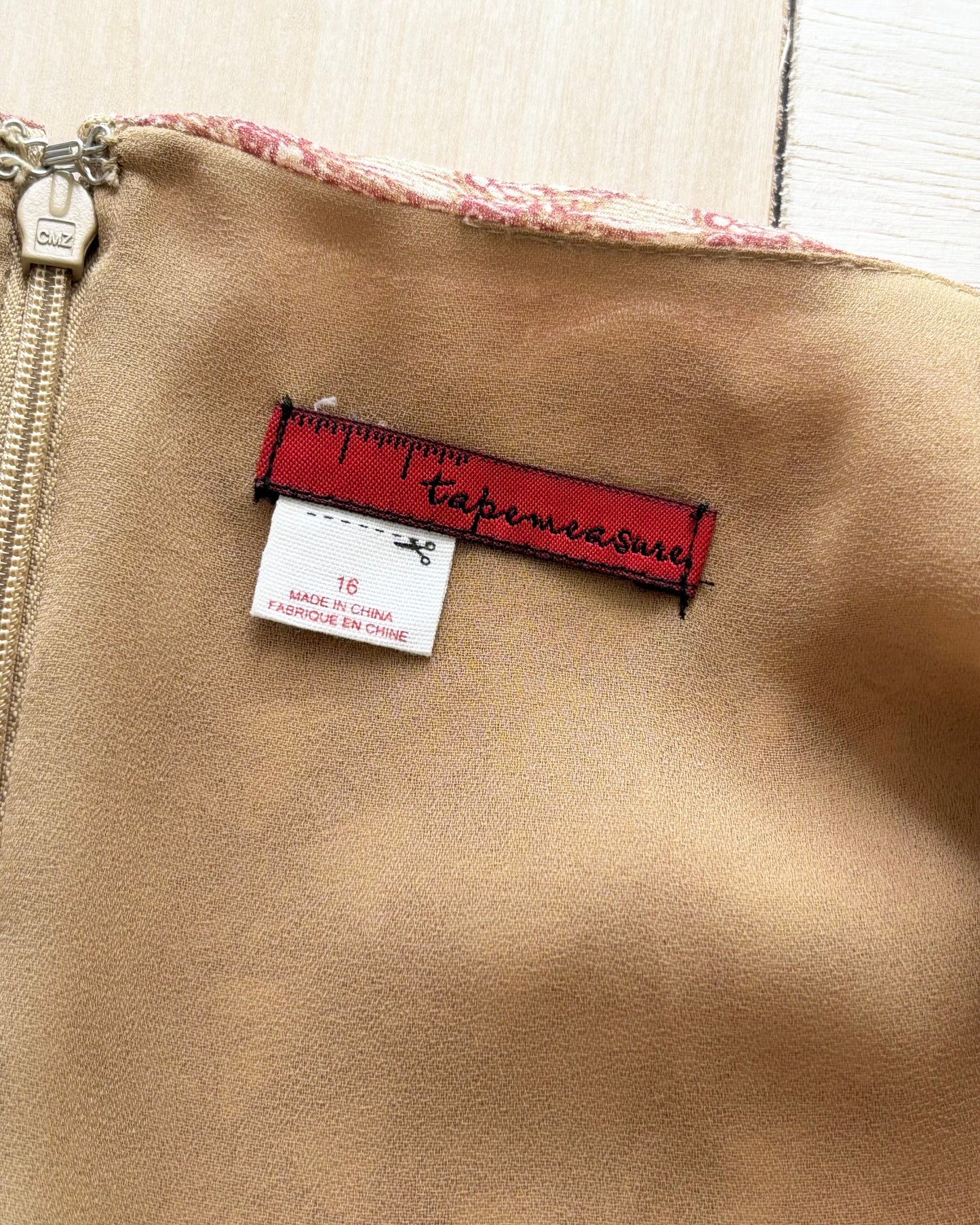 Tapemeasure Y2K Silk Skirt | Size 37” waist
