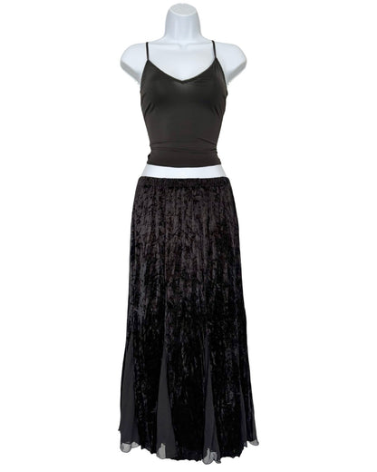 Velvet 90's Mesh Panel Skirt | Size 34" Waist