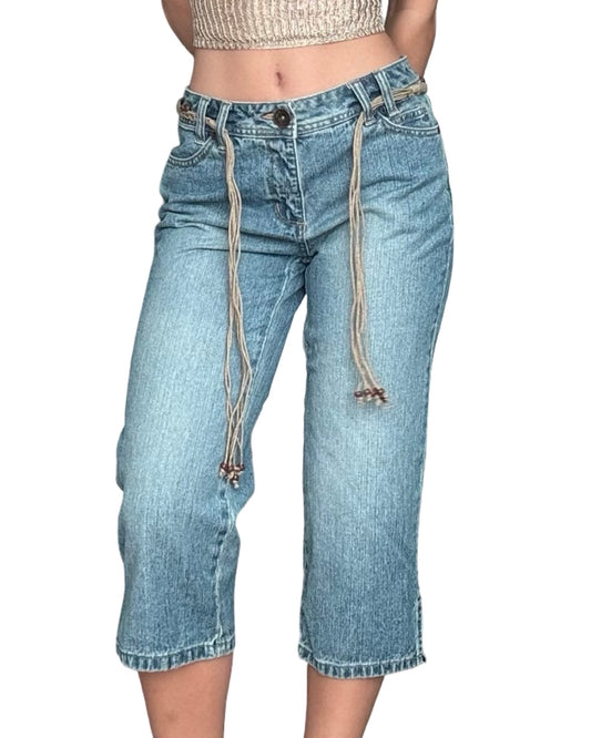 Faded Glory 00's Belted Jean | Size 30" Waist