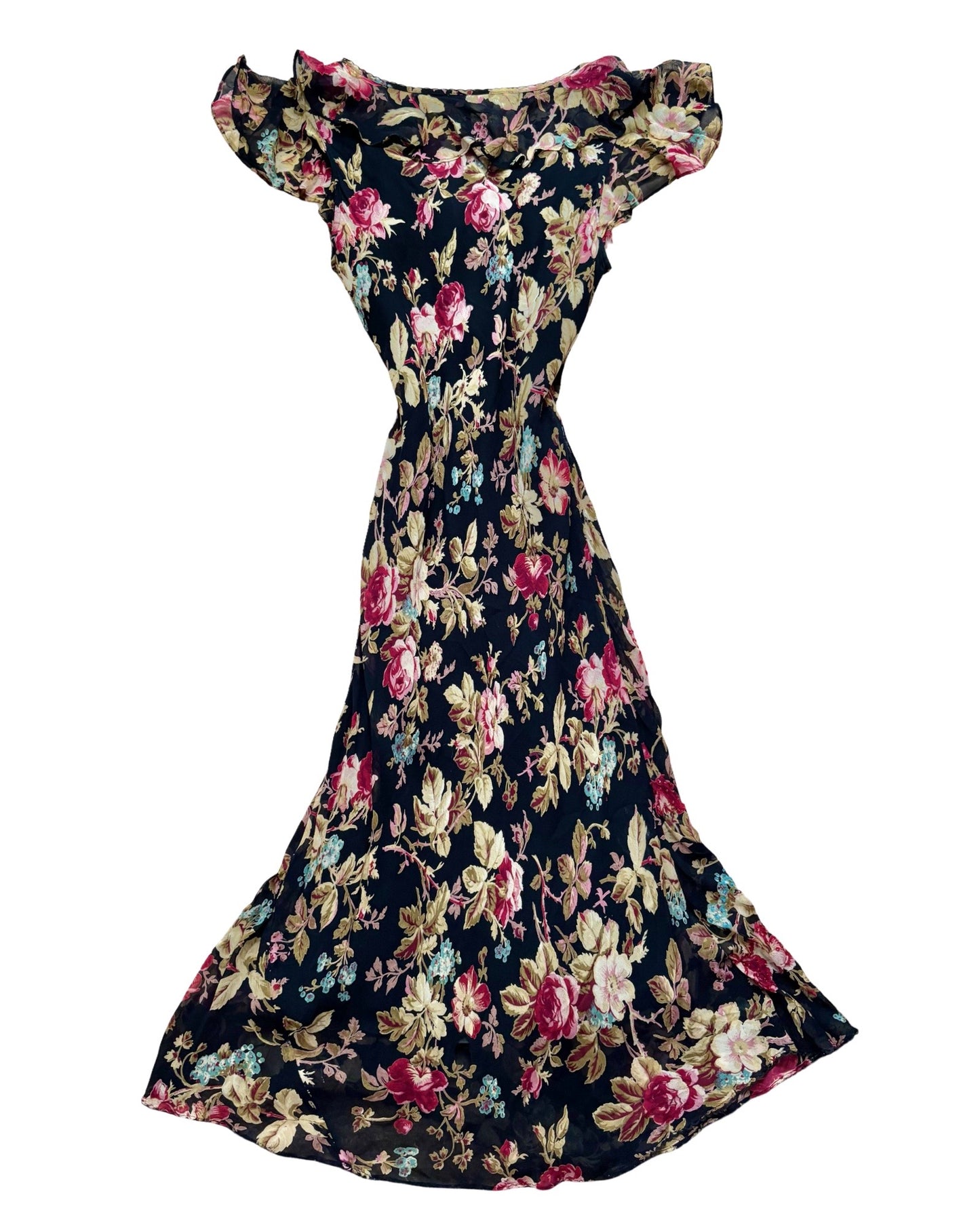 Paradise 90’s Beaded Midi Dress | Size M