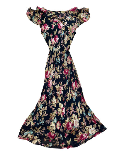Paradise 90’s Beaded Midi Dress | Size M