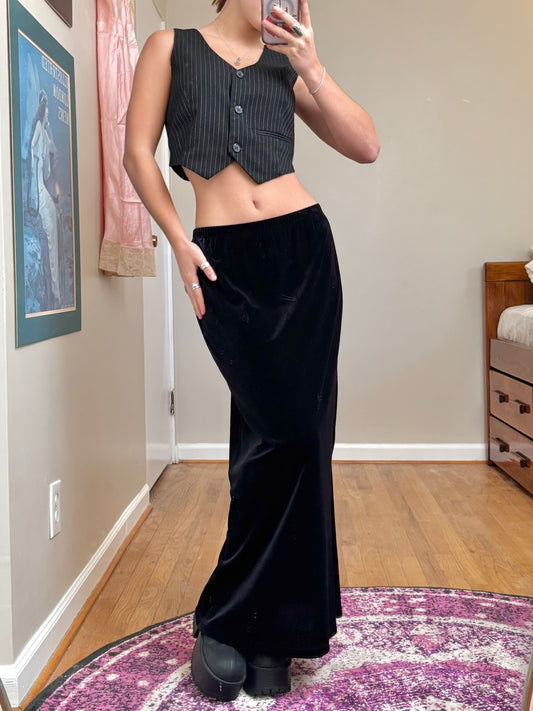 Briggs 90’s Velvet Maxi | Size 25” Waist