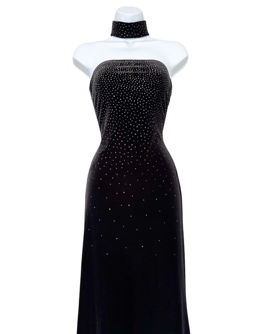 Georgiou 90's Velvet Maxi Dress | Size M