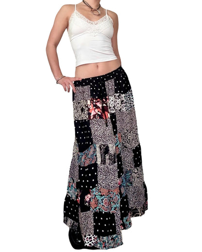 Jackpot 00's Patchwork Skirt | 26" Waist