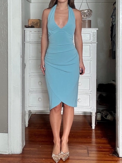 Ruched 00's Dress | Size S/M