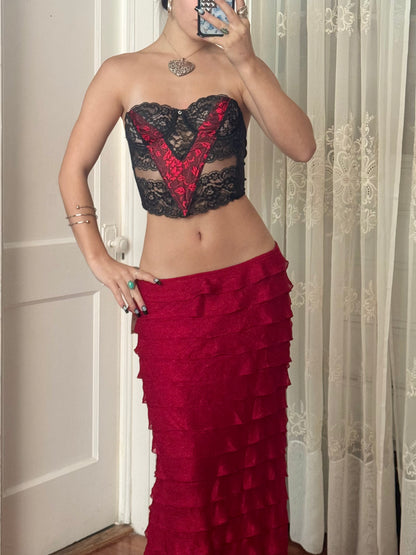 Y2K Maxi Skirt | Size 30" Waist