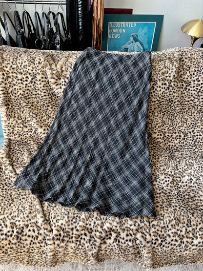 Ellen Tracy 90's Plaid Skirt | 26" Waist