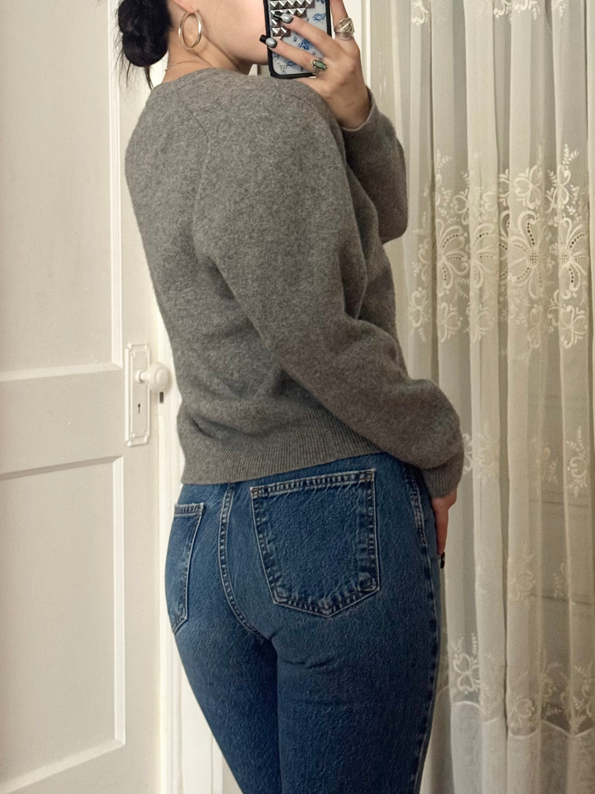 Grey Cashmere Knit | Size S