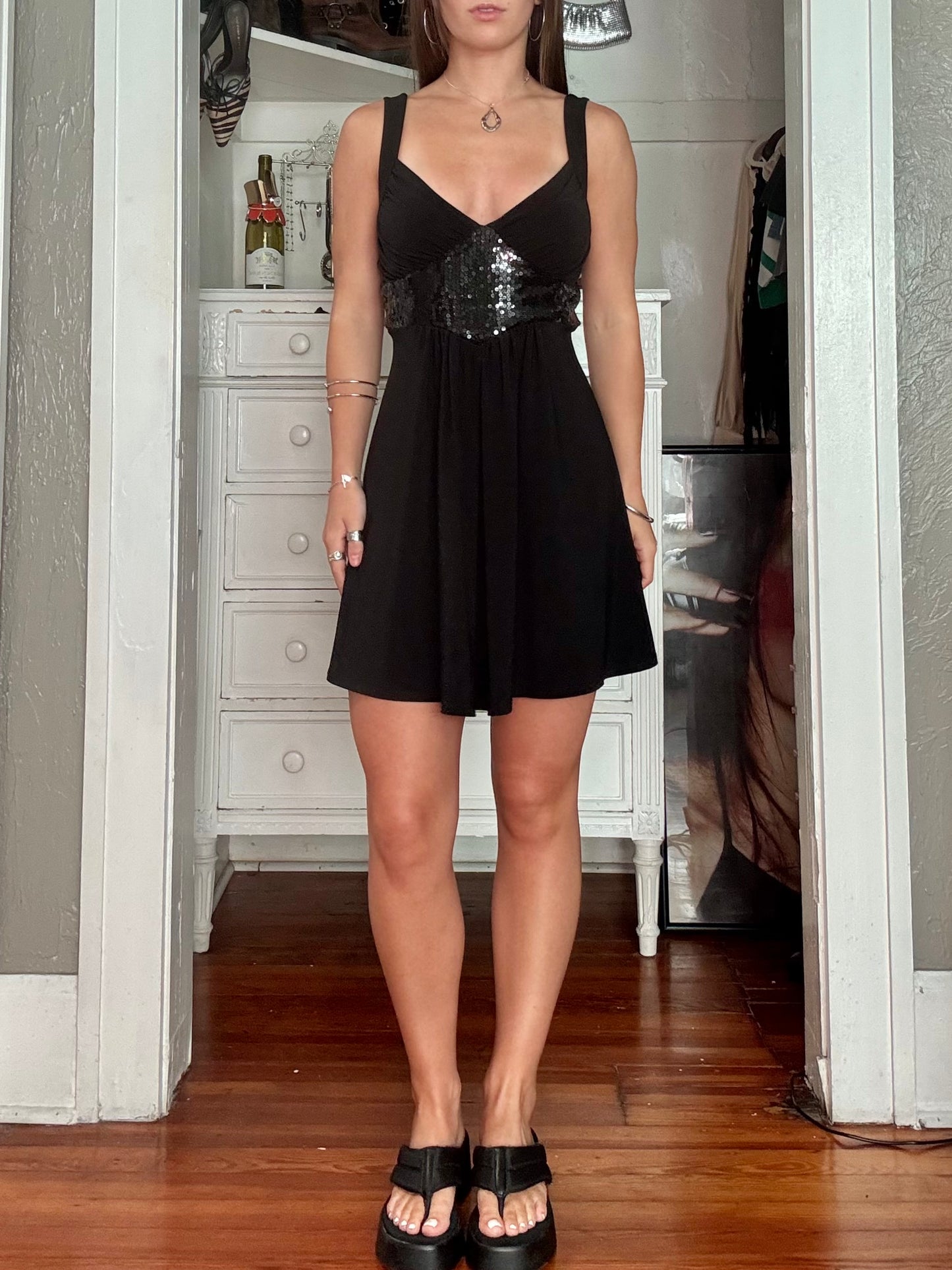 Sequin 00's Dress | Size S