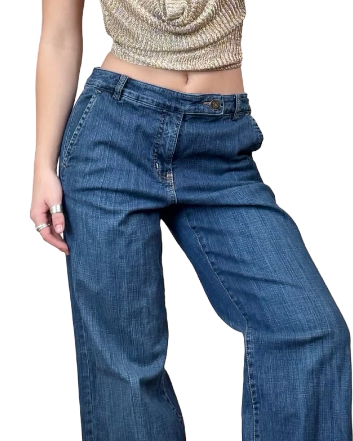 Bandolino 00's Wide Leg Denim | Size 30” Waist