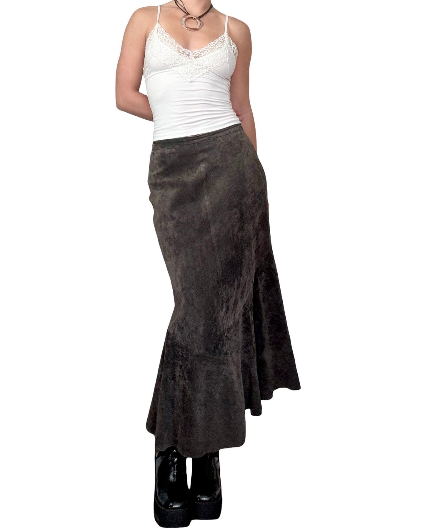 Chico's 00's Leather Skirt | 26" Waist