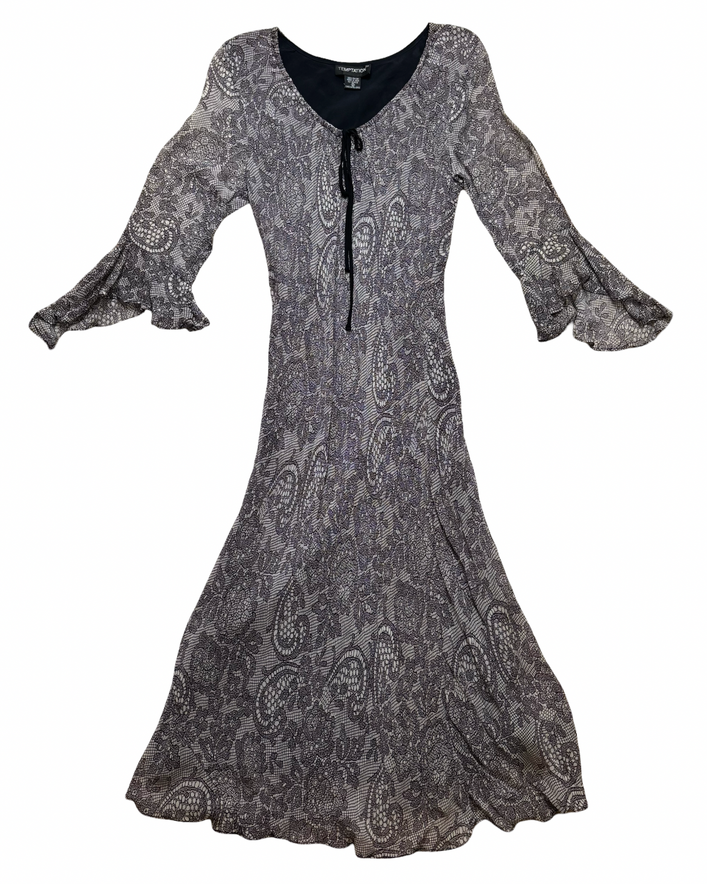 Lace Print Maxi | Size M