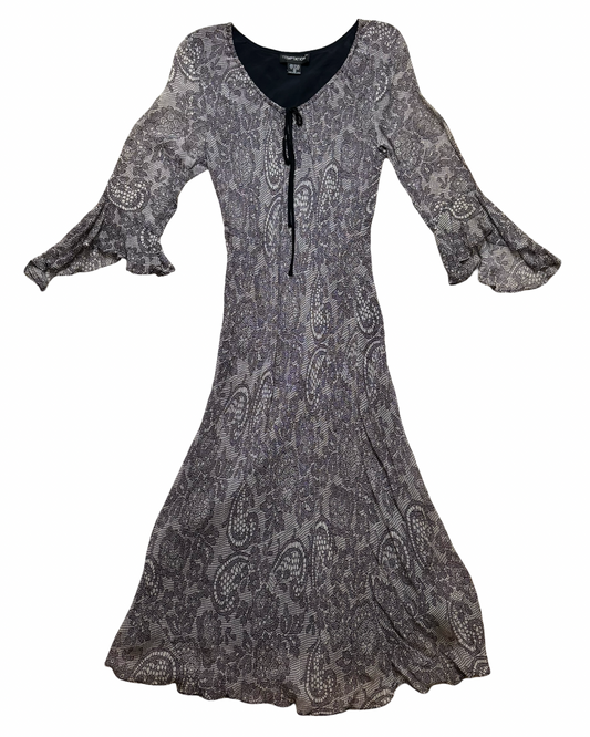 Lace Print Maxi | Size M