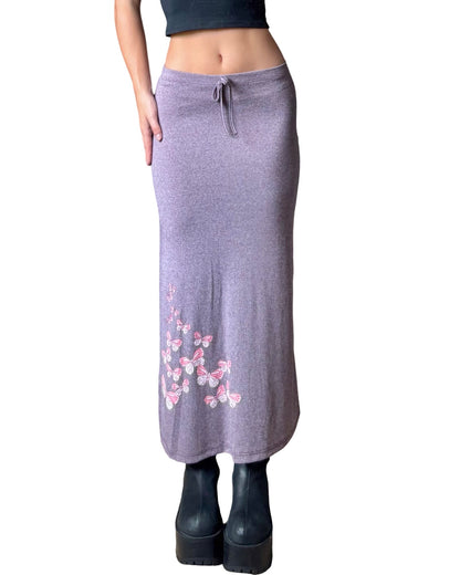 Drawstring 90’s Maxi Skirt | Size 25” Waist