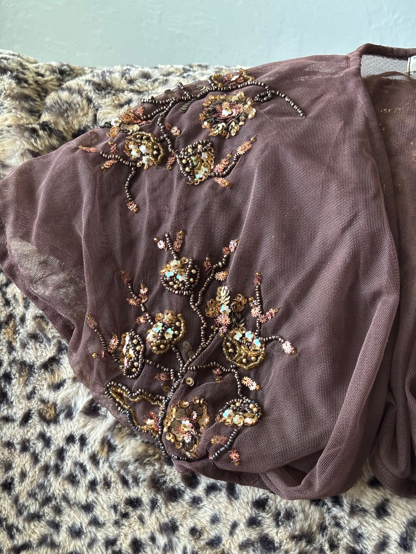 Flashback 00's Beaded Shrug | Size S/M
