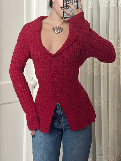 Y2K Tie Back Knit | Size M