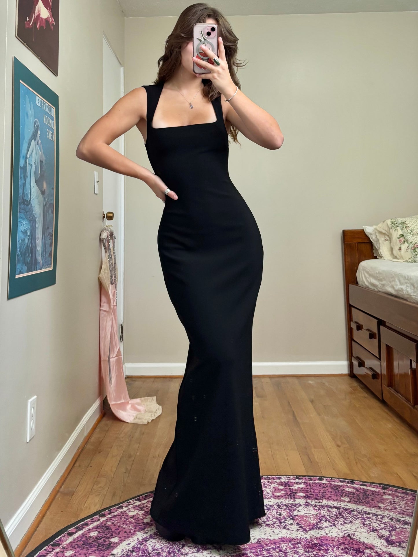 Meshki Black Maxi Dress | Size XS